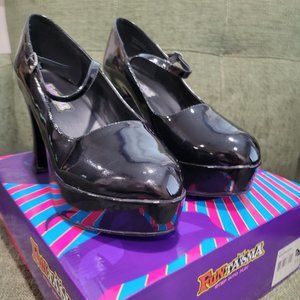 Funtasma Mary Jane 50X Blk Pat, Size 11